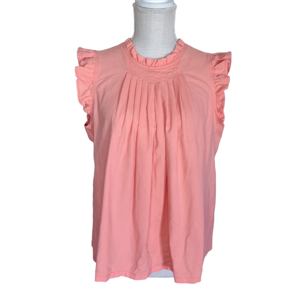 Universal Thread Coral Ruffle Sleeve Blouse